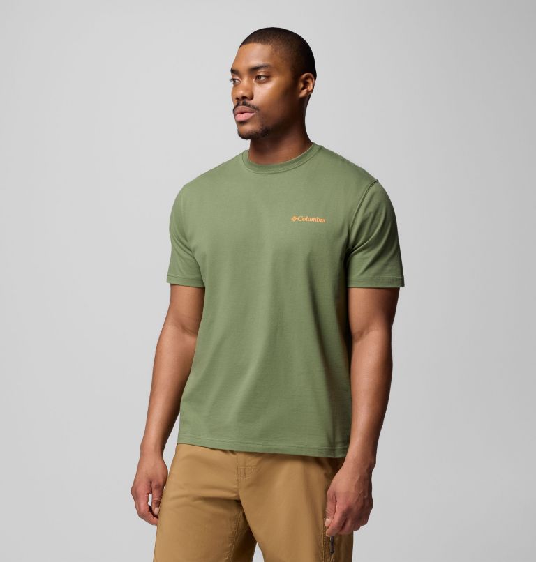 Men's Josh Graphic T-Shirt, Color: CANTEEN, image 4