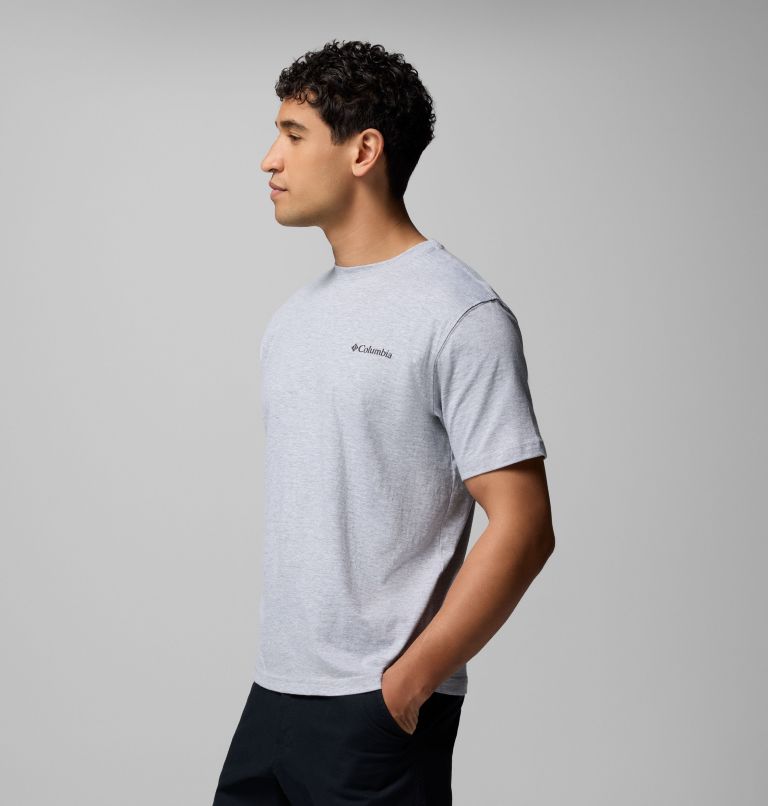 Men's Gregor Graphic T-Shirt, Color: GREY HEATHER, image 4