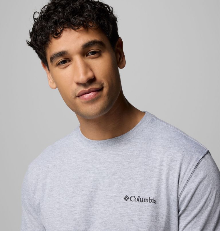 Men's Gregor Graphic T-Shirt, Color: GREY HEATHER, image 5
