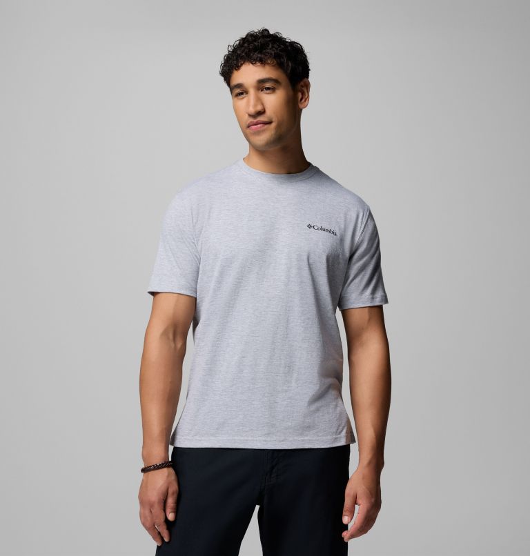 Men's Gregor Graphic T-Shirt, Color: GREY HEATHER, image 3