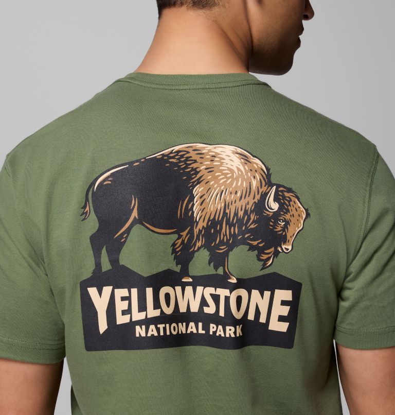 Men's Gregor Graphic T-Shirt, Color: CANTEEN, image 6