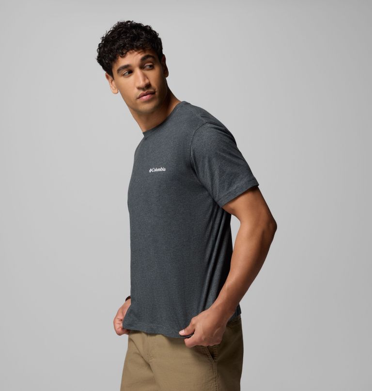 Men's MARKER BR CSC SS TEE | 027 | M, Color: CHARCOAL HEATHER, image 4