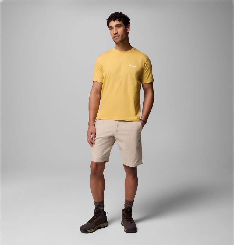 Men's Marker Graphic T-Shirt, Color: MUSTARD, image 2