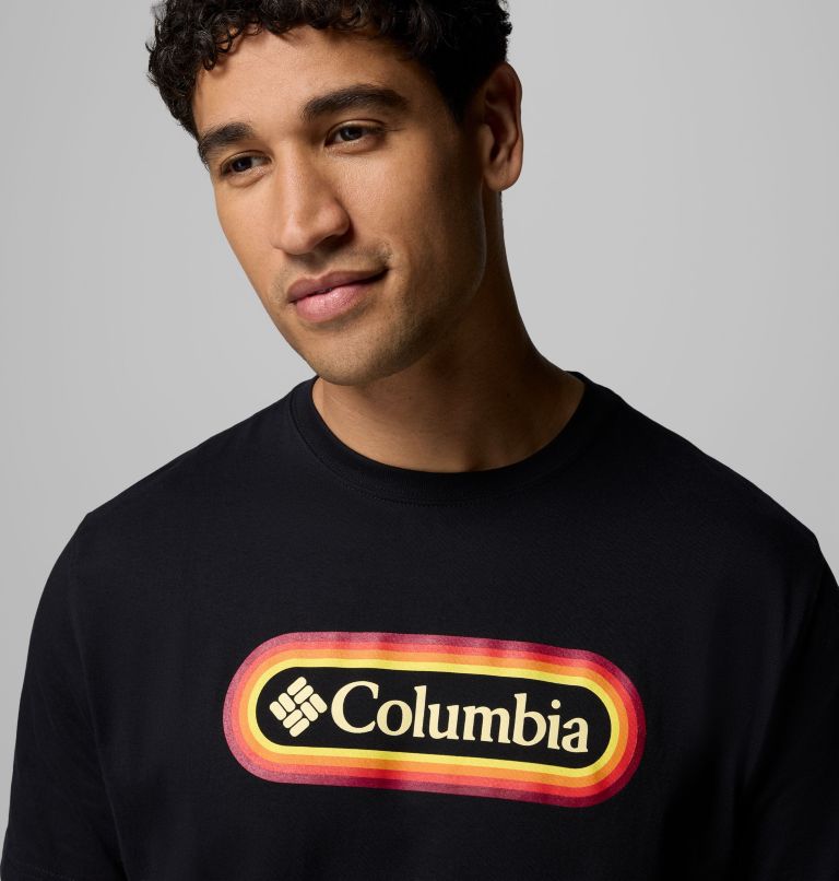 Men's Radio Graphic T-Shirt, Color: BLACK, image 5