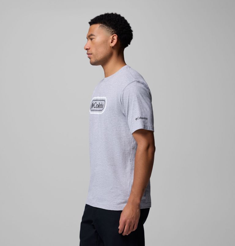 Men's Radio Graphic T-Shirt, Color: GREY HEATHER, image 4