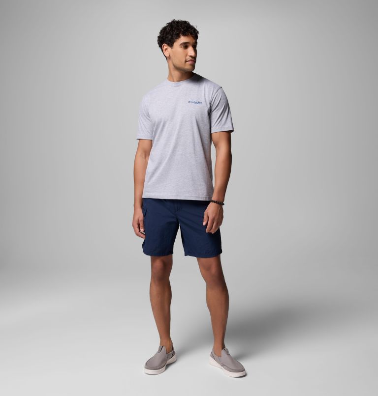 MENS BALLAD PFG BR SS TEE | 030 | L, Color: GREY HEATHER, image 2
