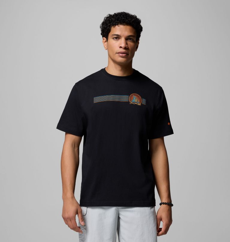 Men's PFG Dylan Graphic T-Shirt, Color: BLACK, image 1
