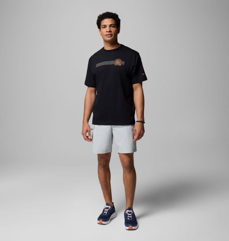 Men's PFG Dylan Graphic T-Shirt, Color: BLACK, image 2