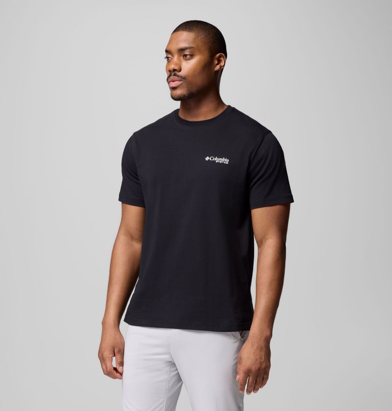 Men's PFG Luminate Graphic T-Shirt, Color: BLACK, image 4
