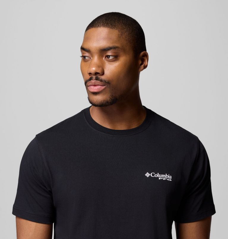 Men's PFG Luminate Graphic T-Shirt, Color: BLACK, image 5