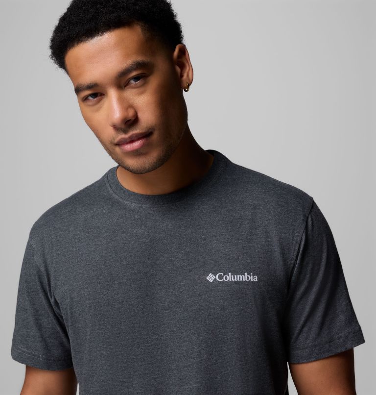 Men's Moab Graphic T-Shirt, Color: CHARCOAL HEATHE, image 5
