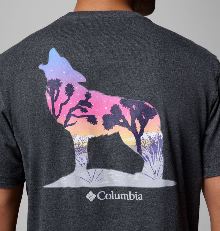 Men's Moab Graphic T-Shirt, Color: CHARCOAL HEATHE, image 6