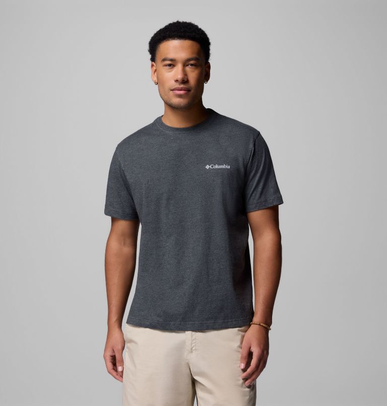 Men's Moab Graphic T-Shirt, Color: CHARCOAL HEATHE, image 3