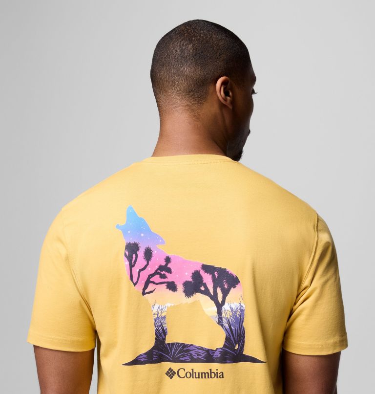 Men's Moab Graphic T-Shirt, Color: MUSTARD, image 6