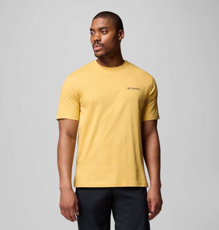Men's Moab Graphic T-Shirt, Color: MUSTARD, image 3