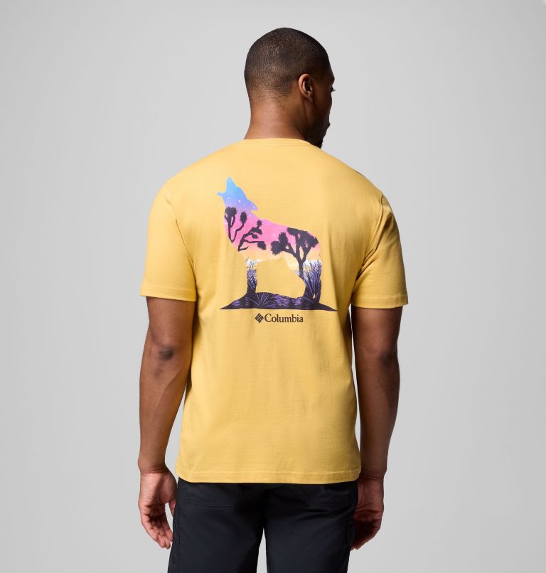 Men's Moab Graphic T-Shirt, Color: MUSTARD, image 1