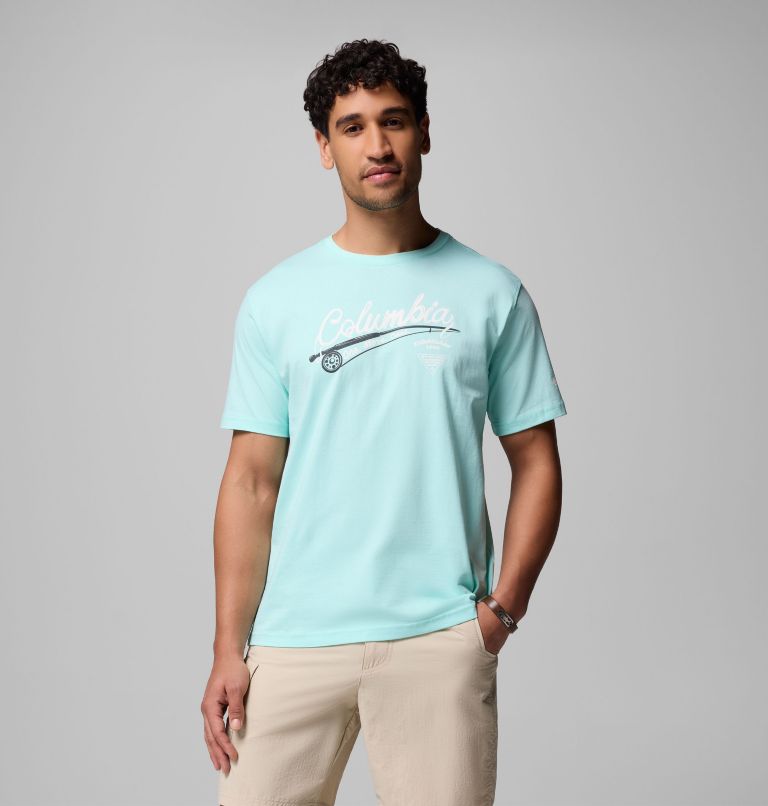 Men's PFG Rodney Graphic T-Shirt, Color: GULFSTREAM, image 1