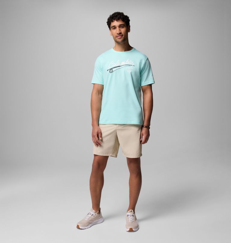 Men's PFG Rodney Graphic T-Shirt, Color: GULFSTREAM, image 2