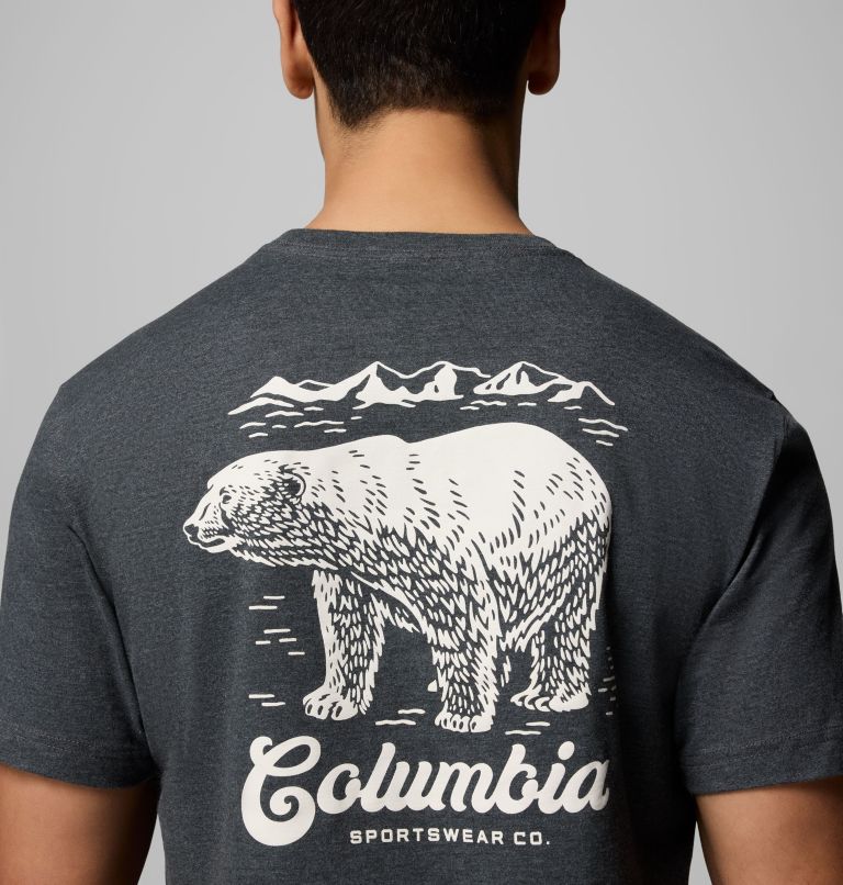 Men's Arctos Graphic T-Shirt, Color: CHARCOALHEATHER, image 6