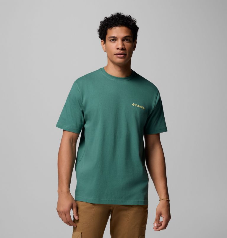 MENS BADLANDS CSC BR SS TEE | 345 | S, Color: THYME GREEN, image 2