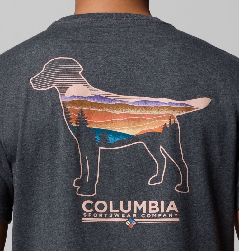 Men's Bound Graphic T-Shirt, Color: CHARCOALHEATHER, image 6