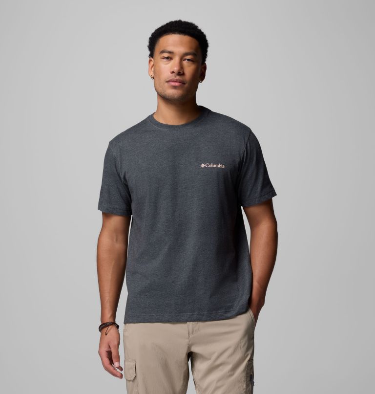 Men's Bound Graphic T-Shirt, Color: CHARCOALHEATHER, image 3