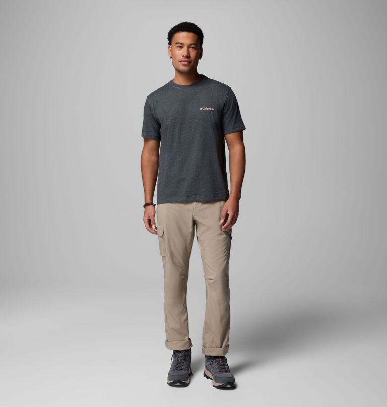 Men's Bound Graphic T-Shirt, Color: CHARCOALHEATHER, image 2