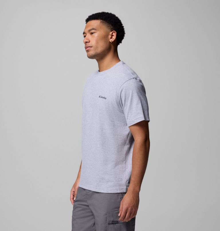Men's Bound Graphic T-Shirt, Color: GREY HEATHER, image 4
