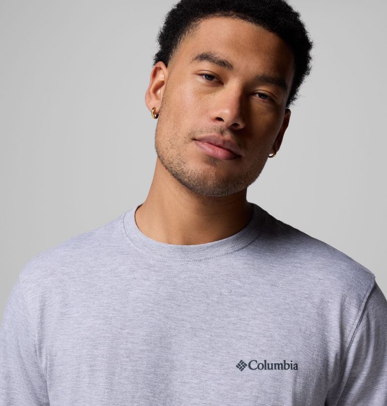 Men's Bound Graphic T-Shirt, Color: GREY HEATHER, image 5