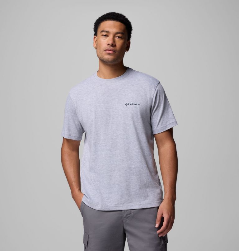Men's Bound Graphic T-Shirt, Color: GREY HEATHER, image 3