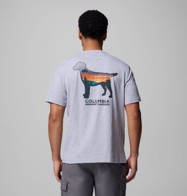 Men's Bound Graphic T-Shirt, Color: GREY HEATHER, image 1