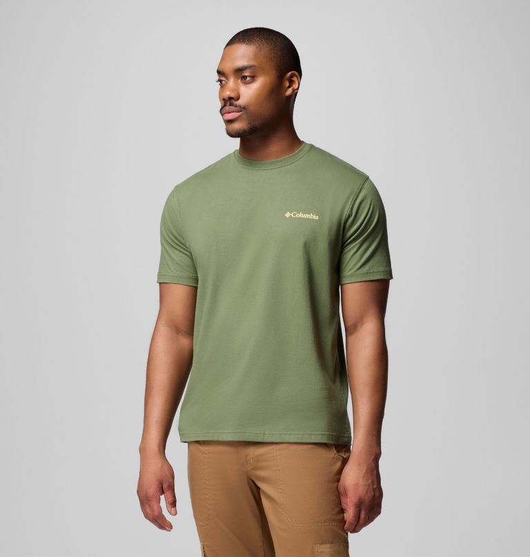 Men's Bound Graphic T-Shirt, Color: CANTEEN, image 4