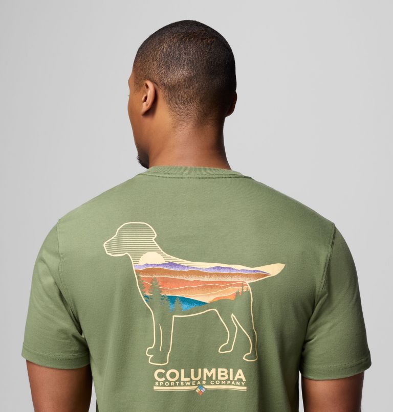 Men's Bound Graphic T-Shirt, Color: CANTEEN, image 6
