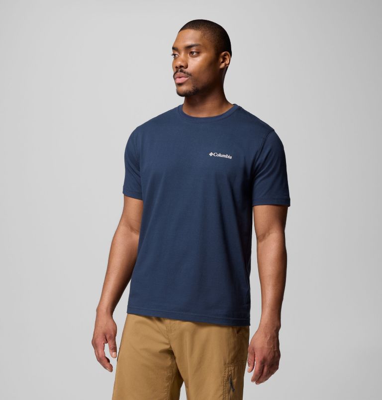 Men's Bound Graphic T-Shirt, Color: COLUMBIA NAVY, image 4