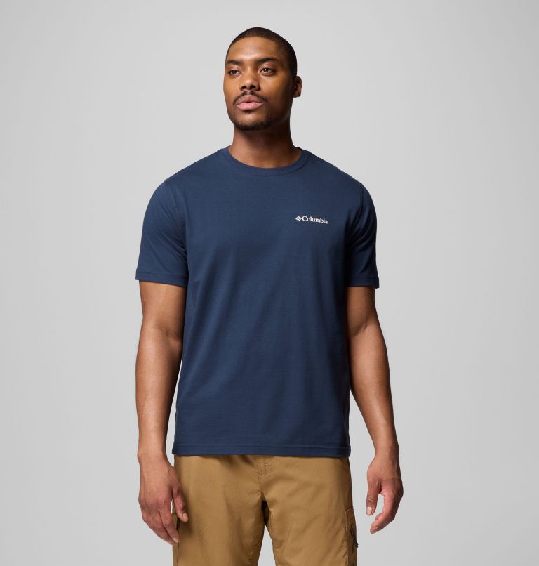 Men's Bound Graphic T-Shirt, Color: COLUMBIA NAVY, image 3
