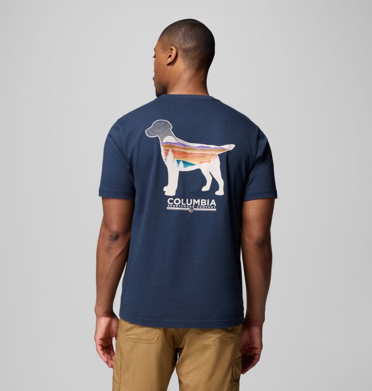 Men's Bound Graphic T-Shirt, Color: COLUMBIA NAVY, image 1