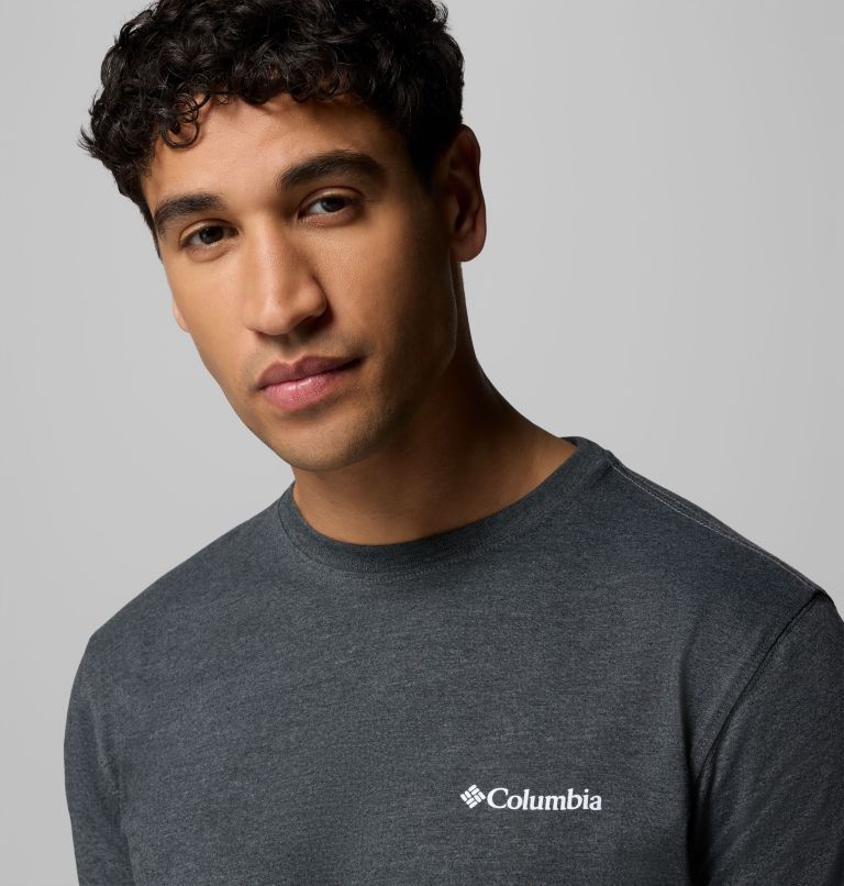 Men's Campdud Graphic T-Shirt, Color: CHARCOALHEATHER, image 5