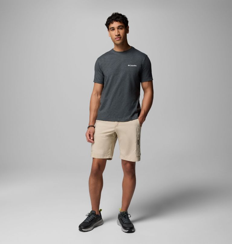 Men's Campdud Graphic T-Shirt, Color: CHARCOALHEATHER, image 2