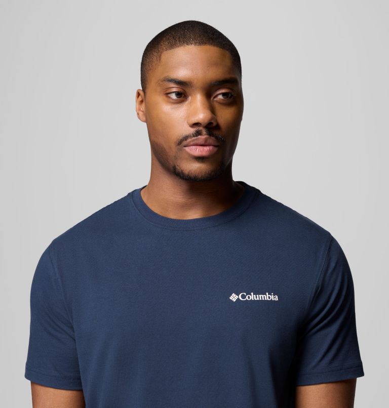 Men's Campdud Graphic T-Shirt, Color: COLUMBIA NAVY, image 5
