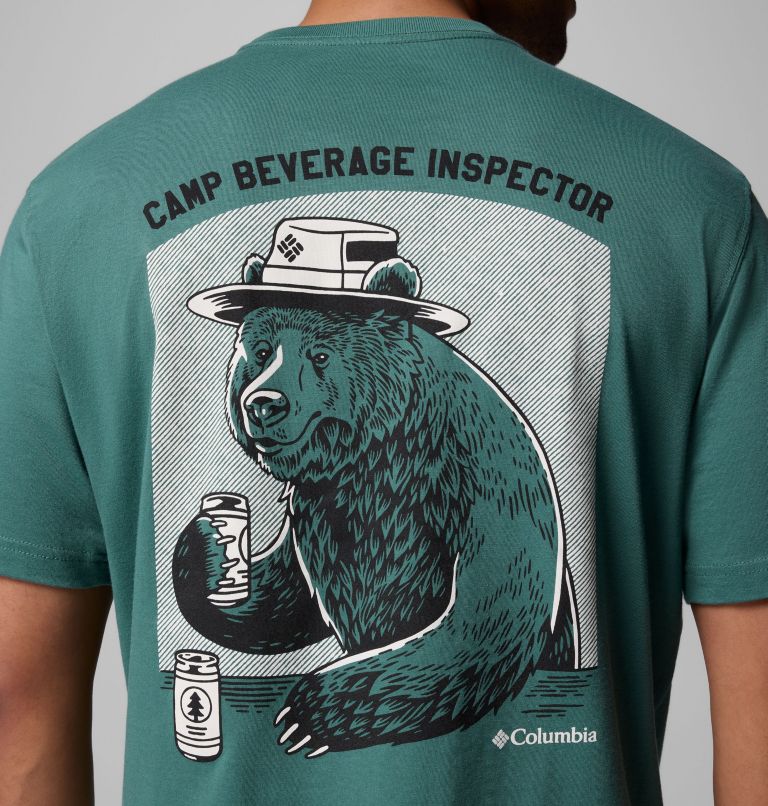 MENS INSPBRTOR CSC BR SS TEE | 345 | S, Color: THYME GREEN, image 5
