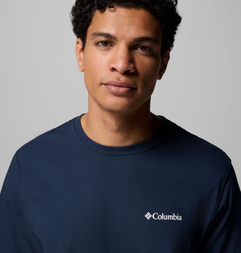 Men's Inspector Graphic T-Shirt, Color: COLUMBIA NAVY, image 5