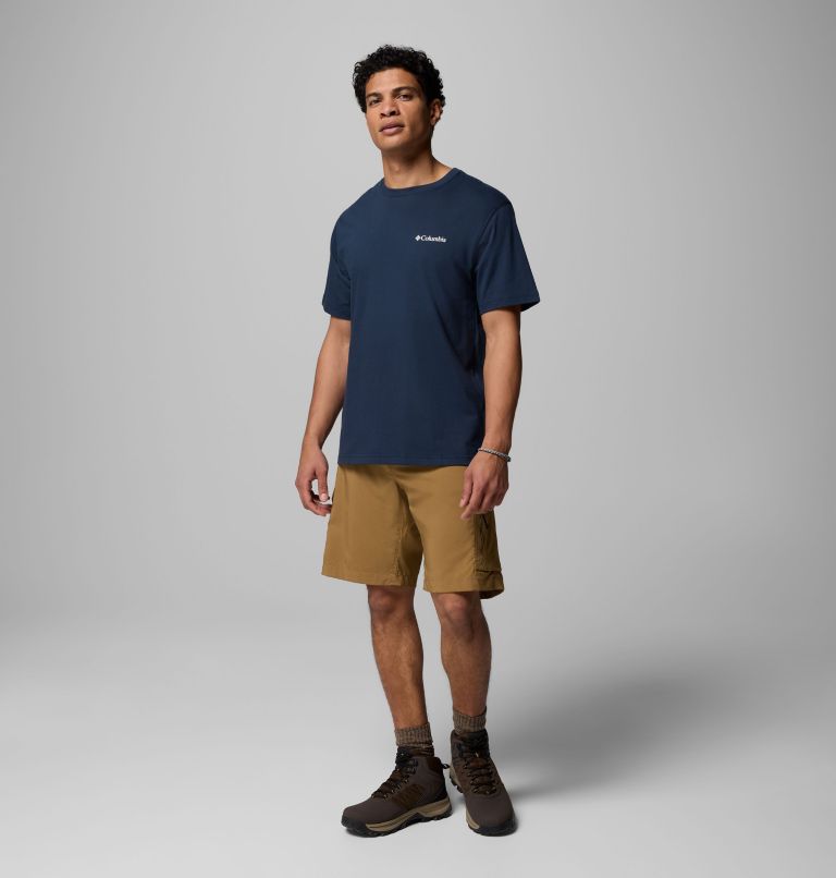 Men's Inspector Graphic T-Shirt, Color: COLUMBIA NAVY, image 2