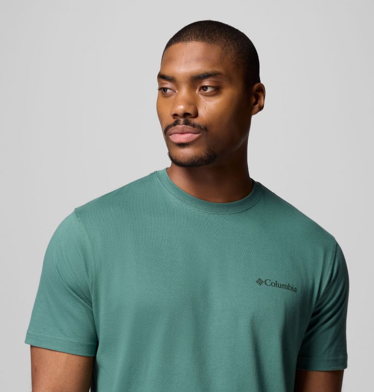 Men's Pawlie Graphic T-Shirt, Color: THYME GREEN, image 5