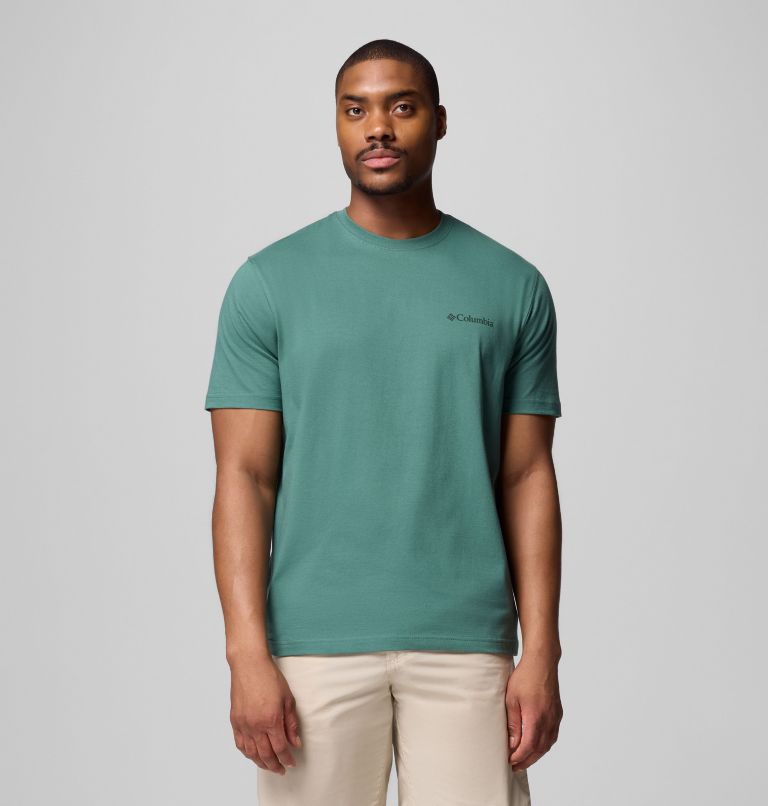 Men's Pawlie Graphic T-Shirt, Color: THYME GREEN, image 3