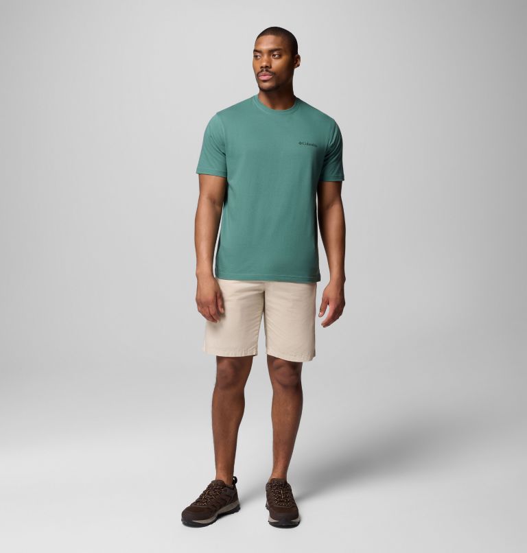 Men's Pawlie Graphic T-Shirt, Color: THYME GREEN, image 2