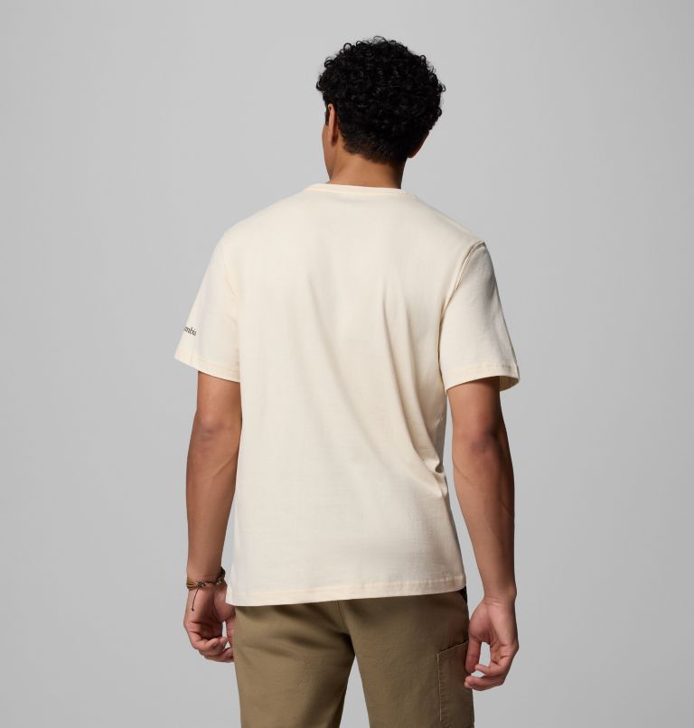 Men's Troy Graphic T-Shirt, Color: CHALK, image 3
