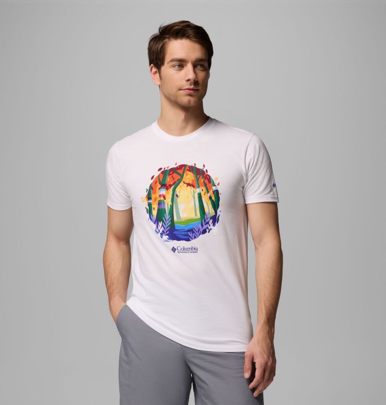 Men's Pride 25 Graphic T-Shirt, Color: WHITE, image 1