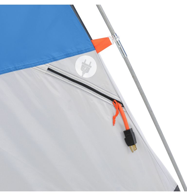 4-Person Dome Tent, Color: Azure Blue, image 6