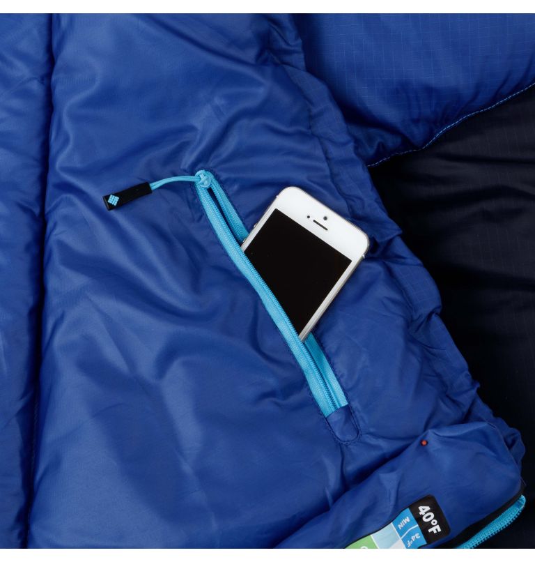 6.5-Foot Size Coalridge 40°F Sleeping Bag, Color: Abyss, image 5