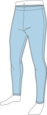 Man's Legs in Performance Fit Pants